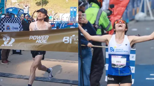 Andrew Colley y Viviana Aroche ganan la edición 50 de la Media Maratón de Cobán - Emisoras Unidas
