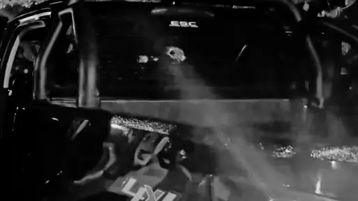 El incidente armado ocurrió la madrugada de este domingo, en la ruta al Atlántico. ,Bomberos Voluntarios.