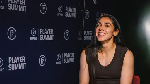 Ana Lucía Martínez participó en la Cumbre de Jugadoras FIFPRO - FIFPRO