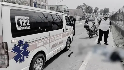 El ataque armado contra el ciclista será investigado por el MP. ,Bomberos Voluntarios.