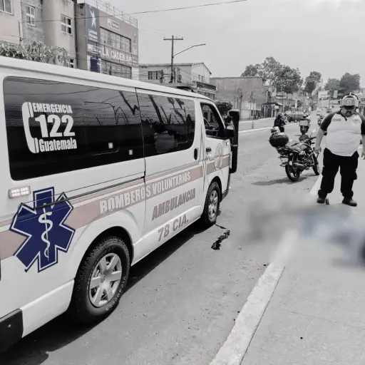 El ataque armado contra el ciclista será investigado por el MP. ,Bomberos Voluntarios.