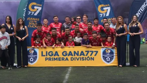 Once del Deportivo San Pedro en la final de la Primera División - Primera División