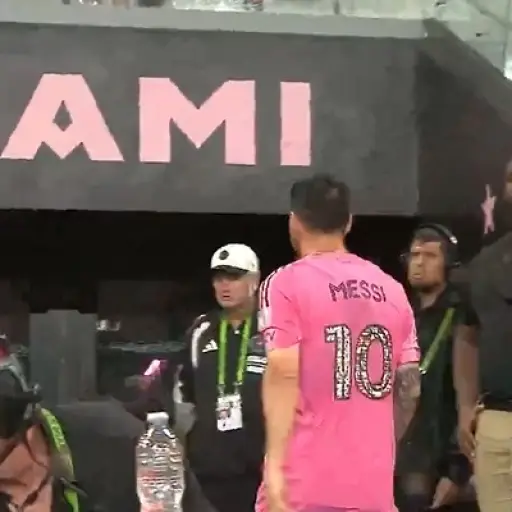 Messi pidió cambio en el duelo Inter Miami vs. Philadelphia Union