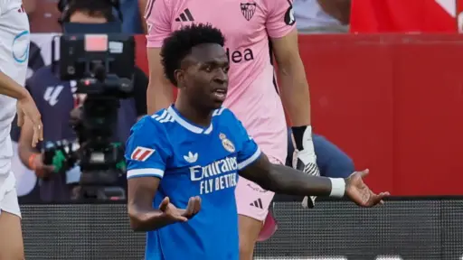 Vinícius no se ha entrenado con el Real Madrid 