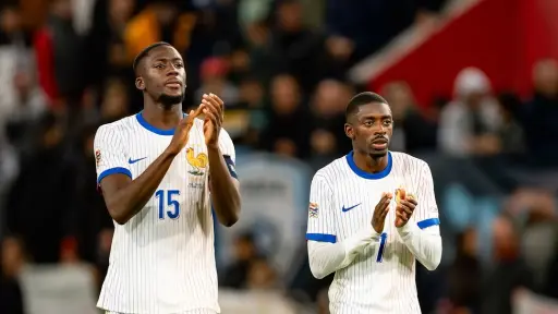 Ibrahima Konaté y Ousmane Dembélé con la selección de Francia - instagram @ibrahimakonate