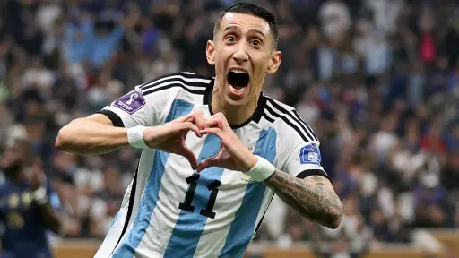 Ángel Di María es considerado una de las mayores leyendas y estrellas históricas de la selección de Argentina. ,FIFA