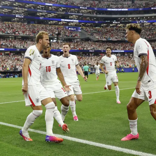 Celebración de Inglaterra ante Croacia en el Mundial 2026 - EFE