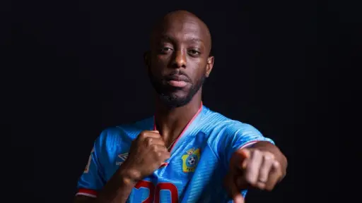Yoane Wissa marcó el primer gol de RD Congo en un Mundial. ,Redes sociales.