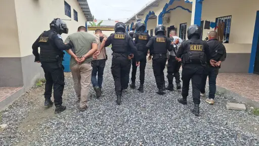 La PNC reportó la captura de cinco hombres acusados de realizar un ataque armado contra la PNC. ,PNC de Guatemala.