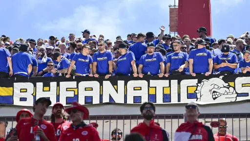 Aficionados de Bosnia en el BMO Field de Toronto - EFE