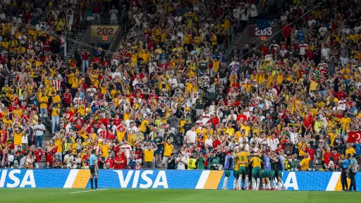 Gol de Australia ante Turquía en el Mundial 2026