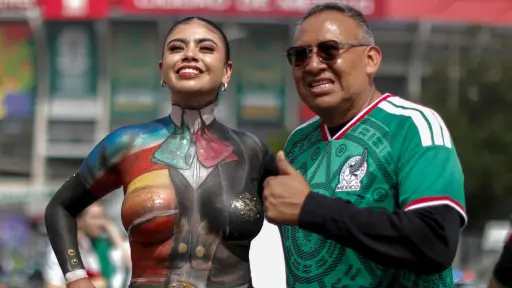 Aficionada de México ,Foto EFE