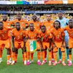 Once titular de Costa de Marfil en el partido ante Ecuador - X @equipenatciv