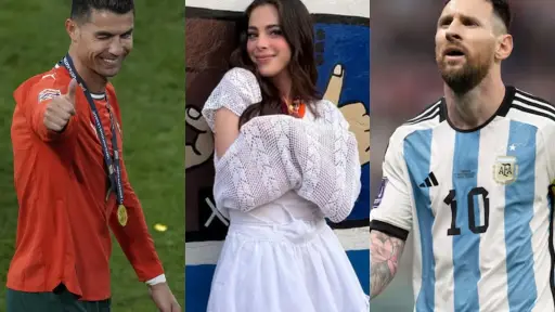 Fátima Bosch genera debate viral tras comentario sobre Messi y Cristiano Ronaldo. ,Redes sociales. 