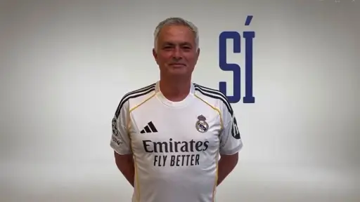 José Mourinho, técnico portugués 