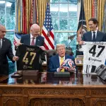 Trump junto con el presidente de la FIFA ,EFE