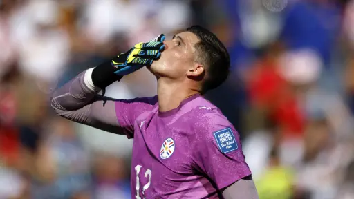 Orlando Gill, portero de la Selección de Paraguay 
