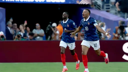 Celebración de Francia ante Suecia en el Mundial 2026 - EFE