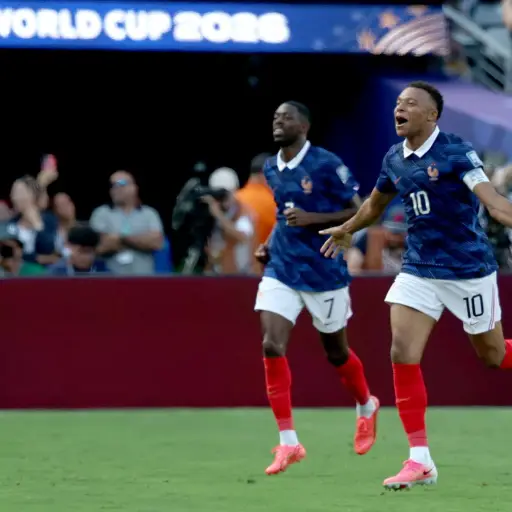 Celebración de Francia ante Suecia en el Mundial 2026 - EFE