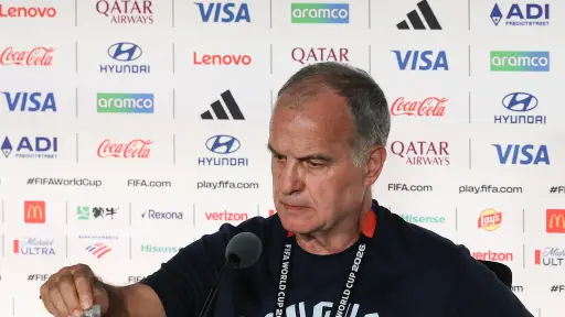 Marcelo Bielsa, técnico de Uruguay ,EFE