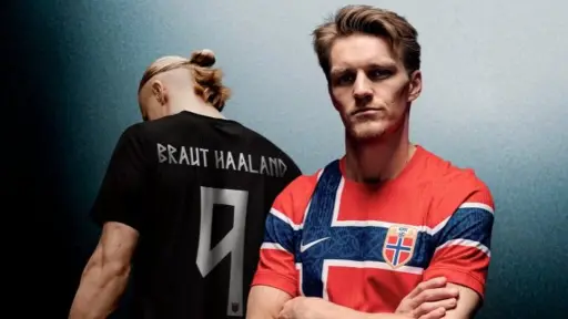 Erling Haaland y Martin Odegaard Noruega ,Redes sociales