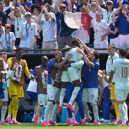 Celebración de Francia ante Noruega en el Mundial 2026 - EFE