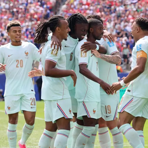 Celebración de Francia ante Noruega en el Mundial 2026 - EFE