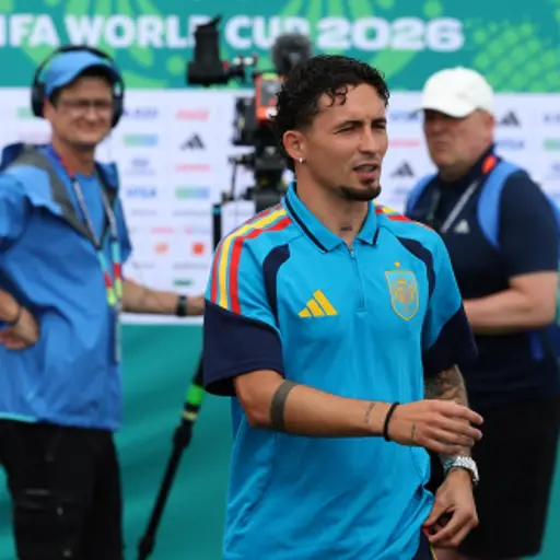 Yeremy Pino salió lesionado tras el encuentro contra Uruguay en el Mundial 2026 ,EFE