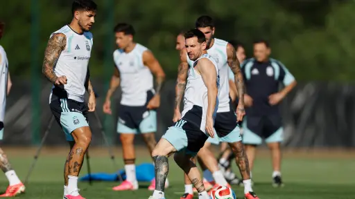 Argentina juega contra Jordania en el cierre de la fase de grupos. ,Agencia EFE