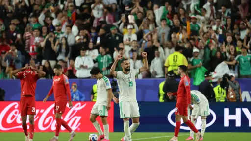 Nabil Bentaleb, de Argelia, en un partido disputado el pasado 22 de junio. ,Agencia EFE