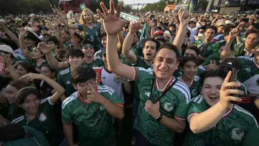 Celebraciones en cuidad de México durante el Mundial 2026 ,EFE