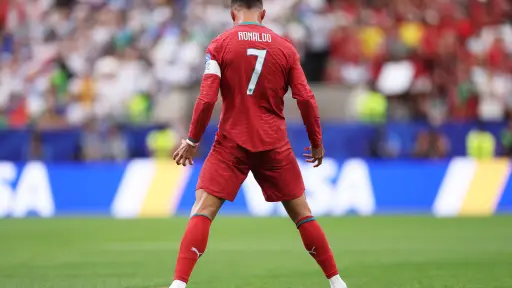 Cristiano Ronaldo anotó dos goles contra Uzbekistán ,Redes