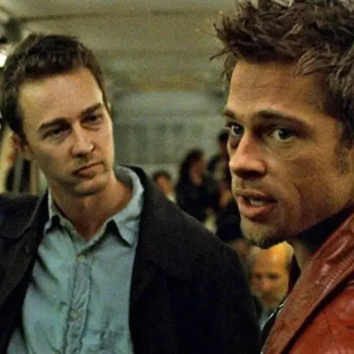 Brad Pitt y Edward Norton ,Redes sociales