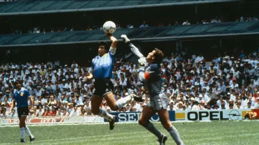 Diego Maradona y su histórico gol llamado 