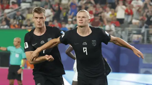 Erling Haaland, seleccionado noruego 