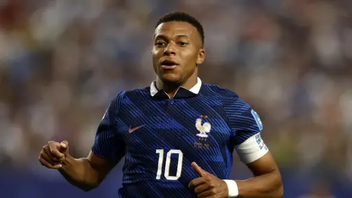 Kylian Mbappé en el partido entre Francia e Irak - EFE