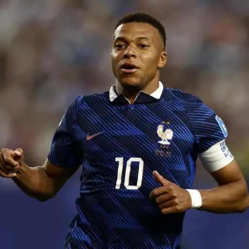 Kylian Mbappé en el partido entre Francia e Irak - EFE