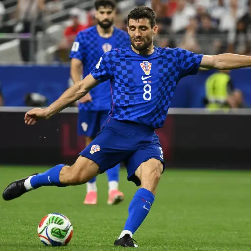 Mateo Kovacic, de Croacia, durante el partido del Mundial 2026 ante Inglaterra. ,EFE