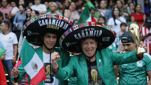 Aficionados de la selección de México durante el Mundial 2026 ,EFE