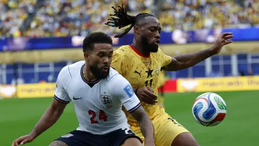 Partido entre Inglaterra y Ghana por el Mundial 2026 - EFE