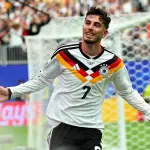 Kai Havertz, de Alemania, al celebrar un gol contra Curazao ,EFE