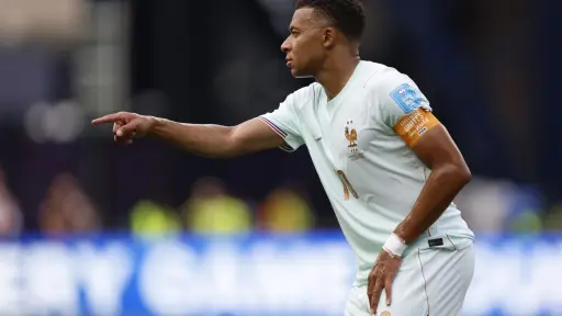 Kylian Mbappé, durante un partido del Mundial de Estados Unidos, México y Canadá. ,EFE