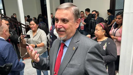 Miquel Cortés, rector de la Universidad Rafael Landívar, quien fue electo por el Foro de Rectores para presidir la comisión de postulación para Contralor General 2026.