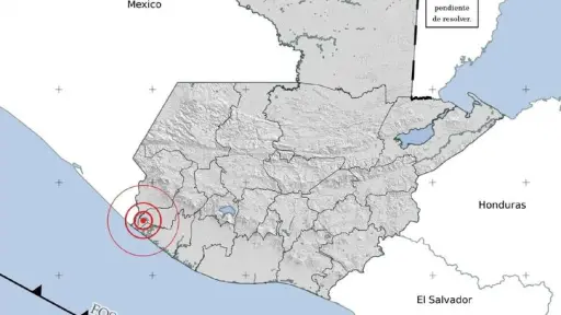 Sismo en Guatemala, viernes 17 de julio de 2026. ,Conred