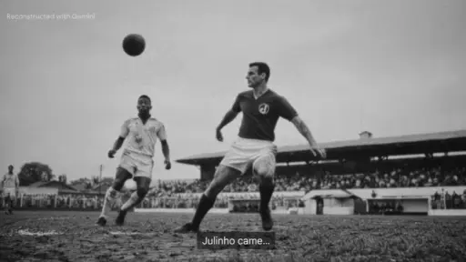 Gol desaparecido de Pelé recreado por la Inteligencia Artificial 