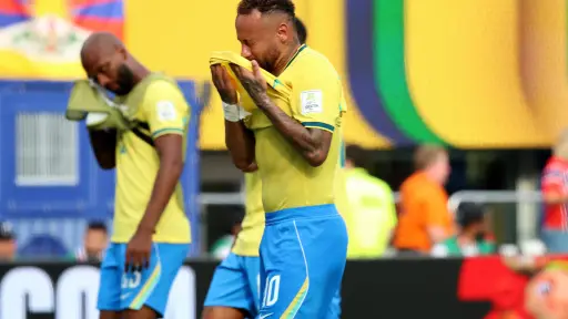 Neymar tras la eliminación de Brasil del Mundial 2026 ,EFE