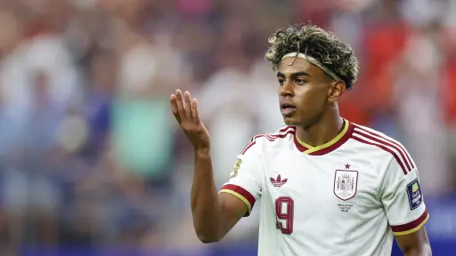Lamine Yamal durante el Mundial 2026 ,EFE