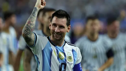 Lionel Messi, jugador de la Selección de Argentina 
