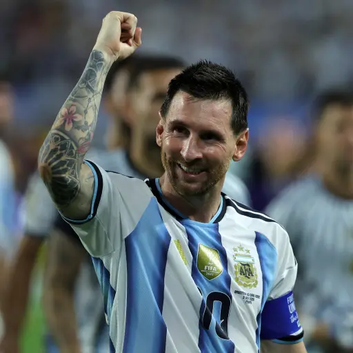 Lionel Messi, jugador de la Selección de Argentina 