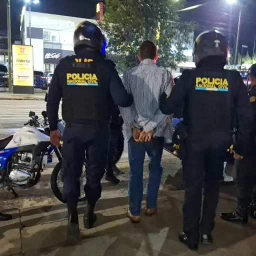 El presunto asaltante fue detenido en la zona 1 de Quetzaltenango. ,PNC